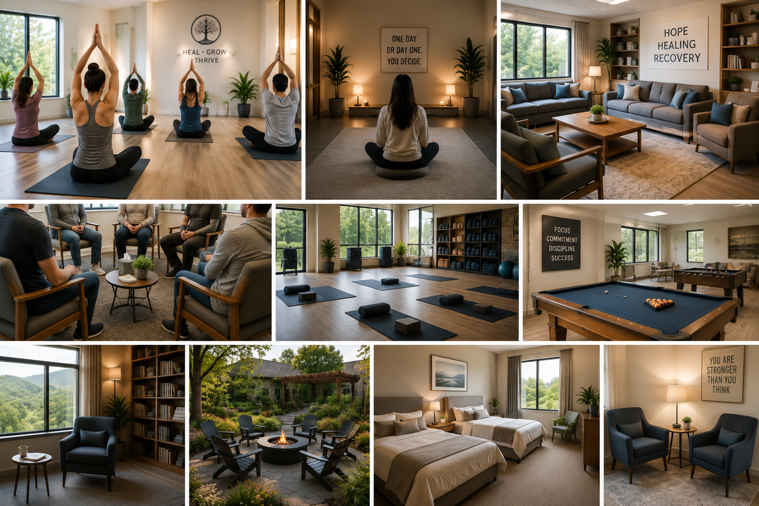 Comfortable patient living quarters