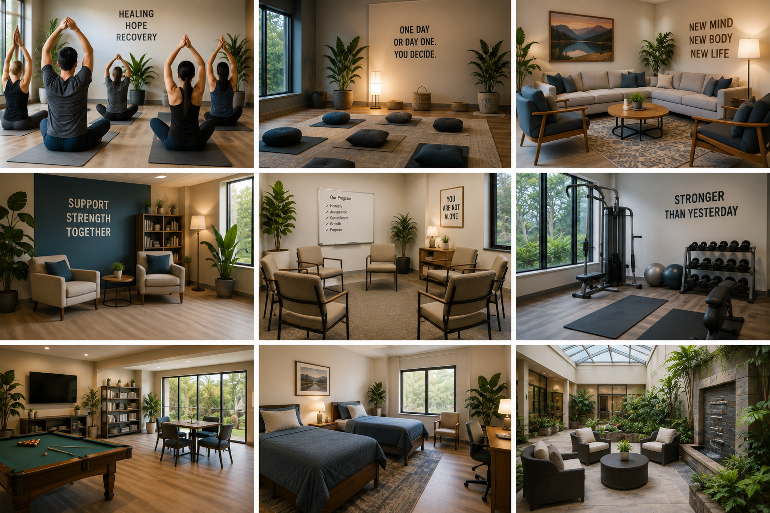 Recreational space for relaxation and connection